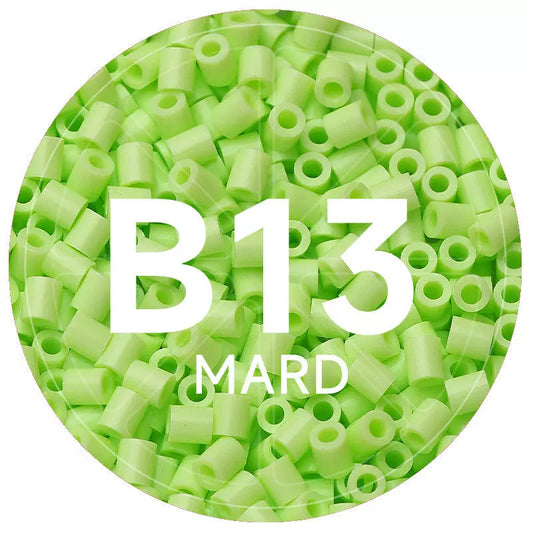 B13 Tea Sprout 2.6mm Mini Fuse Beads Refill Pack, 1,000 Beads, 10g