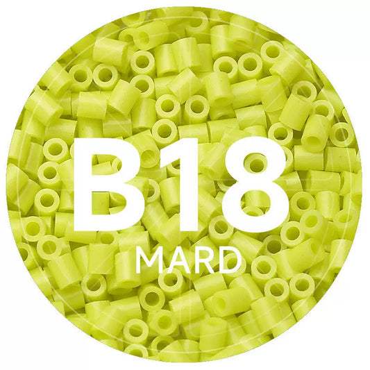 B18 Light Lime 2.6mm Mini Fuse Beads Refill Pack, 1,000 Beads, 10g