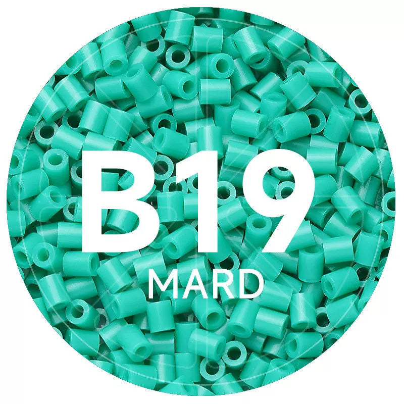 B19 Jade Green 2.6mm Mini Fuse Beads Refill Pack, 1,000 Beads, 10g