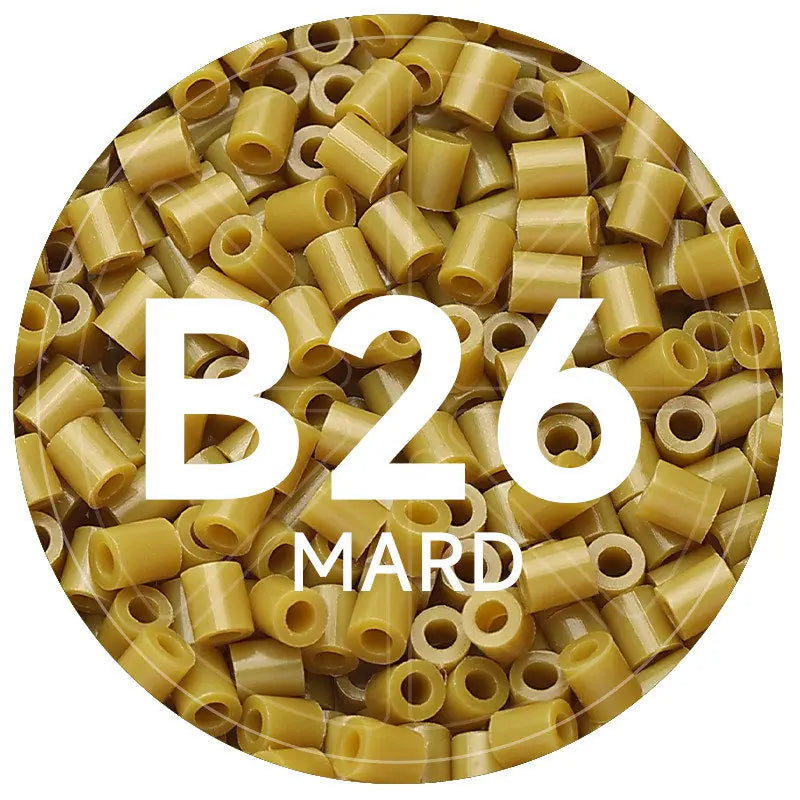 B26 Khaki 2.6mm Mini Fuse Beads Refill Pack, 1,000 Beads, 10g