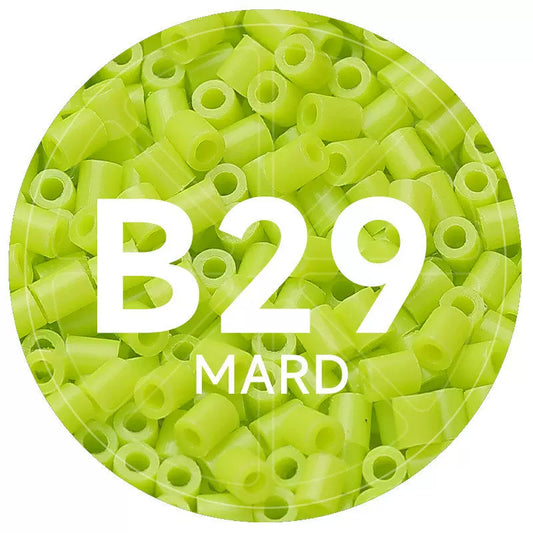 B29 Shine Muscat Green 2.6mm Mini Fuse Beads Refill Pack, 1,000 Beads, 10g