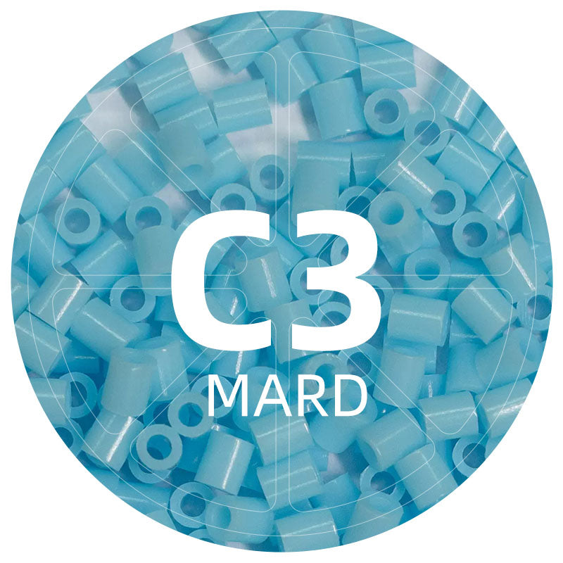C3 Ice Queen 2.6mm Mini Fuse Beads Refill Pack, 1,000 Beads, 10g