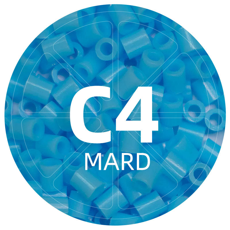 C4 Sky 2.6mm Mini Fuse Beads Refill Pack, 1,000 Beads, 10g