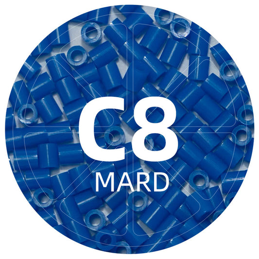 C8 Azure 2.6mm Mini Fuse Beads Refill Pack, 1,000 Beads, 10g
