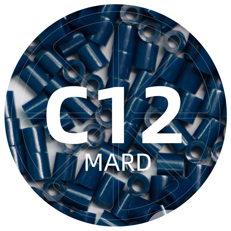C12 Navy Blue 2.6mm Mini Fuse Beads Refill Pack, 1,000 Beads, 10g