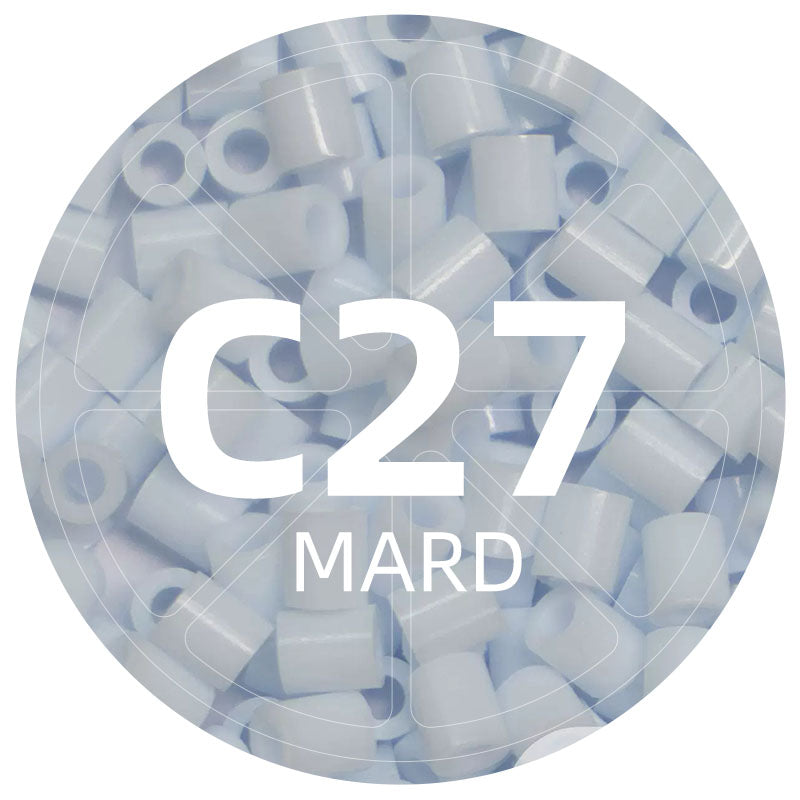 C27 Pastel Blue 2.6mm Mini Fuse Beads Refill Pack, 1,000 Beads, 10g