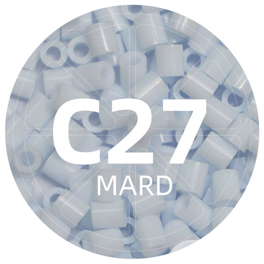 C27 Pastel Blue 2.6mm Mini Fuse Beads Refill Pack, 1,000 Beads, 10g