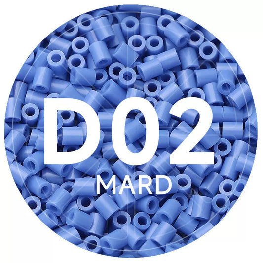 D2 Lilac Garden 2.6mm Mini Fuse Beads Refill Pack, 1,000 Beads, 10g