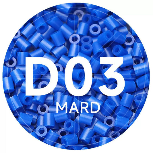 D3 Orchid 2.6mm Mini Fuse Beads Refill Pack, 1,000 Beads, 10g