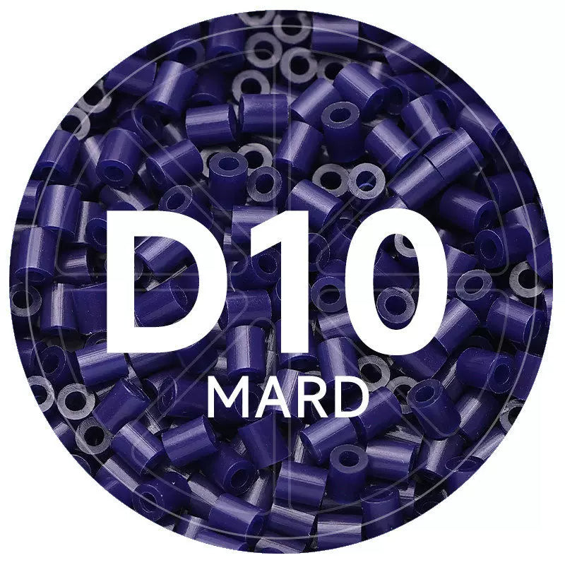 D10 Midnight Purple 2.6mm Mini Fuse Beads Refill Pack, 1,000 Beads, 10g