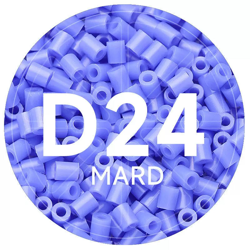 D24 Ultramarine 2.6mm Mini Fuse Beads Refill Pack, 1,000 Beads, 10g