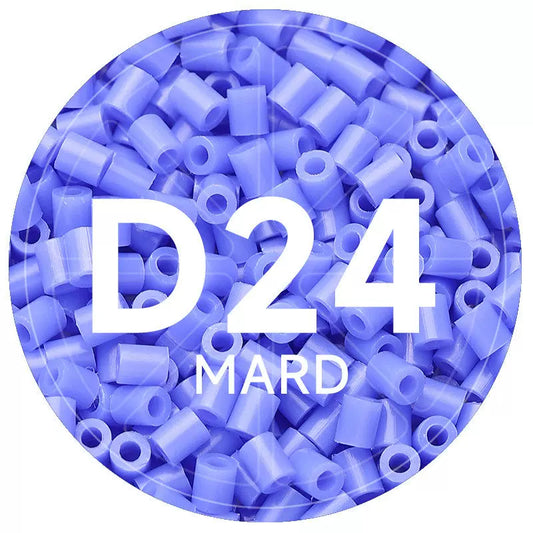 D24 Ultramarine 2.6mm Mini Fuse Beads Refill Pack, 1,000 Beads, 10g