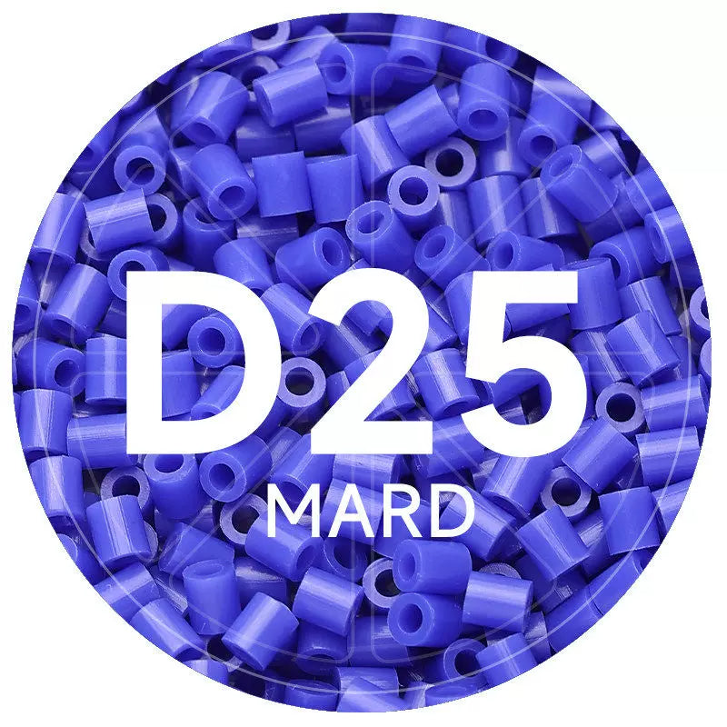 D25 Cobalt Blue 2.6mm Mini Fuse Beads Refill Pack, 1,000 Beads, 10g