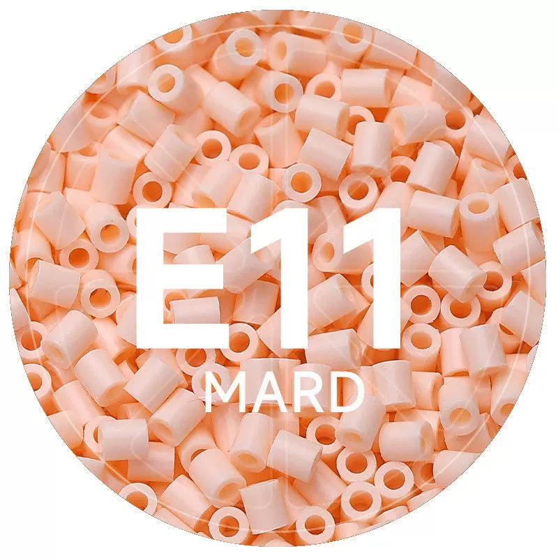 E11 Nude Skin 2.6mm Mini Fuse Beads Refill Pack, 1,000 Beads, 10g
