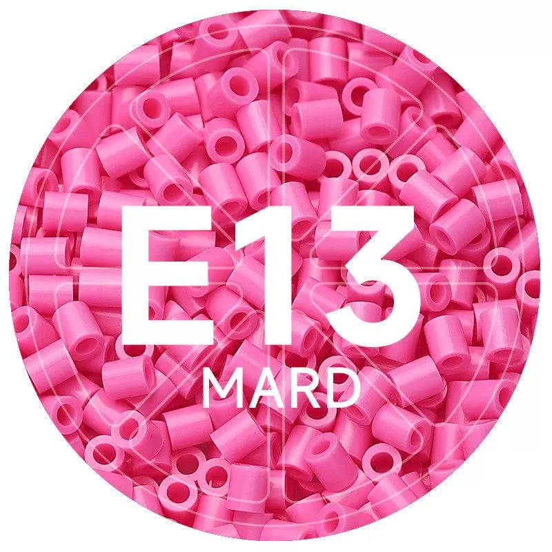 E13 Rose 2.6mm Mini Fuse Beads Refill Pack, 1,000 Beads, 10g