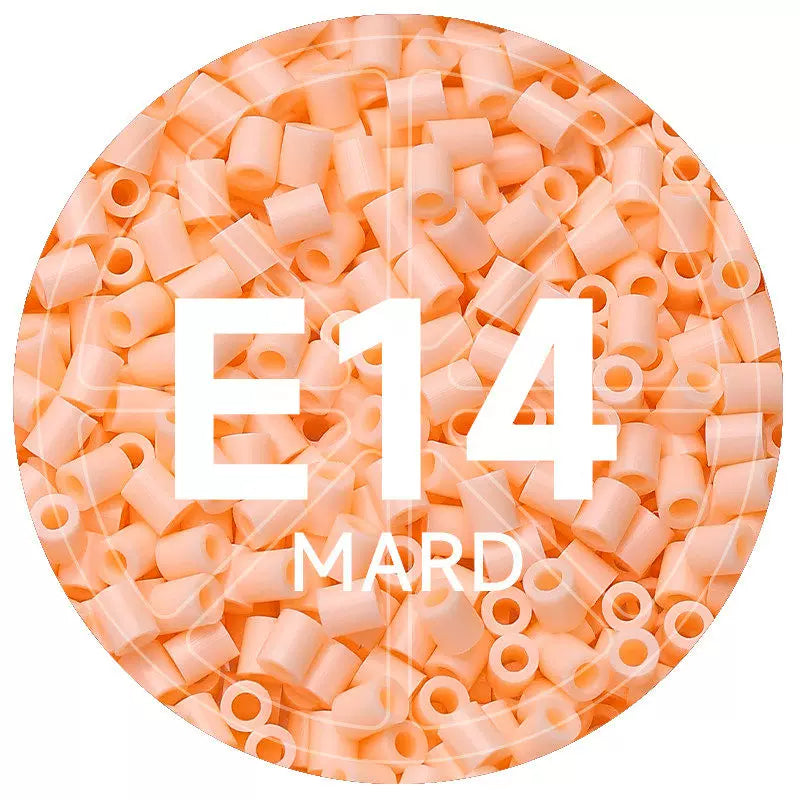 E14 Apricot Nude 2.6mm Mini Fuse Beads Refill Pack, 1,000 Beads, 10g