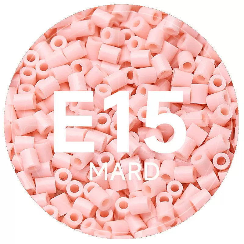 E15 Blush Beige 2.6mm Mini Fuse Beads Refill Pack, 1,000 Beads, 10g