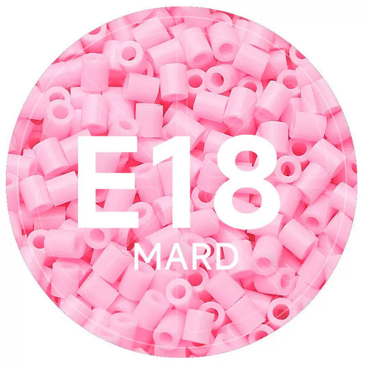 E18 Pink Peach 2.6mm Mini Fuse Beads Refill Pack, 1,000 Beads, 10g