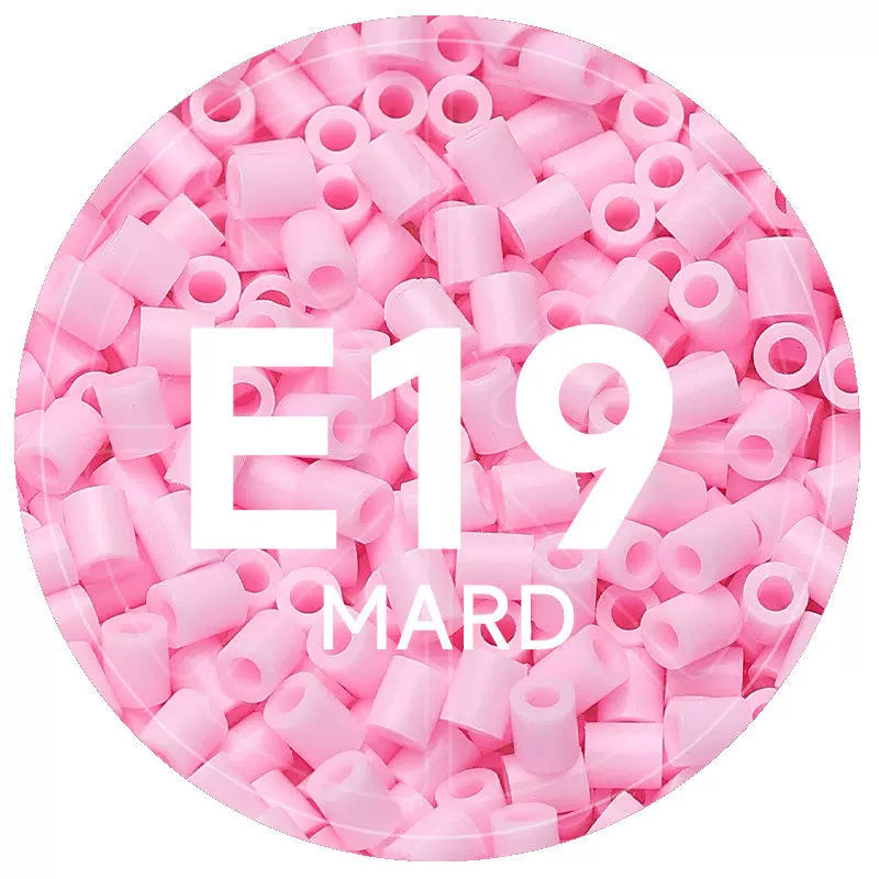E19 Sweet Pink 2.6mm Mini Fuse Beads Refill Pack, 1,000 Beads, 10g