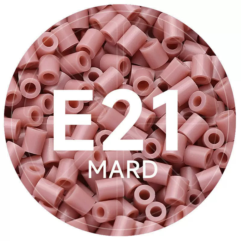 E21 Rose Gray 2.6mm Mini Fuse Beads Refill Pack, 1,000 Beads, 10g