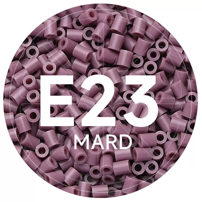E23 Dusty Mauve 2.6mm Mini Fuse Beads Refill Pack, 1,000 Beads, 10g