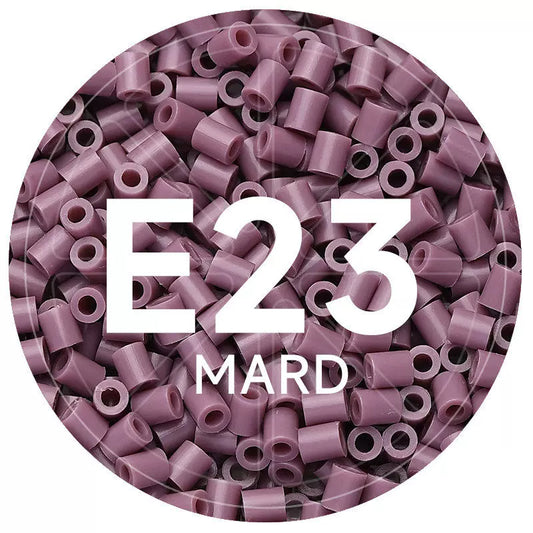 E23 Dusty Mauve 2.6mm Mini Fuse Beads Refill Pack, 1,000 Beads, 10g