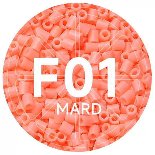F1 Joy Blush 2.6mm Mini Fuse Beads Refill Pack, 1,000 Beads, 10g