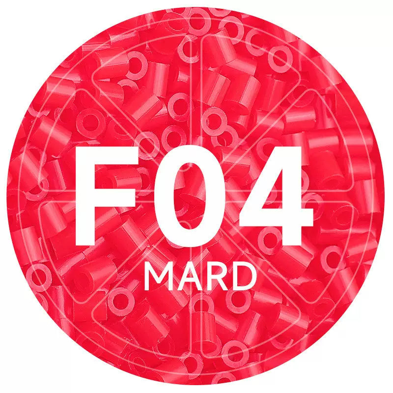 F4 Sunset Red 2.6mm Mini Fuse Beads Refill Pack, 1,000 Beads, 10g