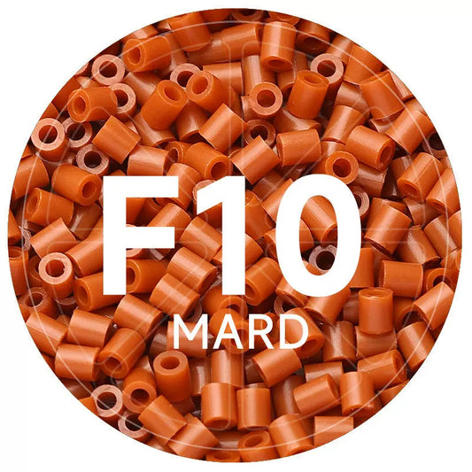F10 Brown Tea 2.6mm Mini Fuse Beads Refill Pack, 1,000 Beads, 10g