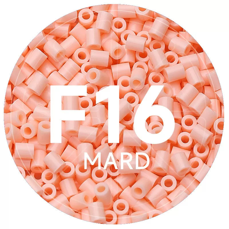 F16 Shrimp Pink 2.6mm Mini Fuse Beads Refill Pack, 1,000 Beads, 10g