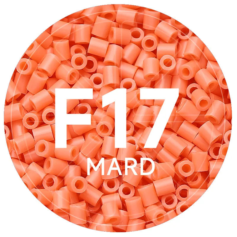 F17 Shell Pink 2.6mm Mini Fuse Beads Refill Pack, 1,000 Beads, 10g