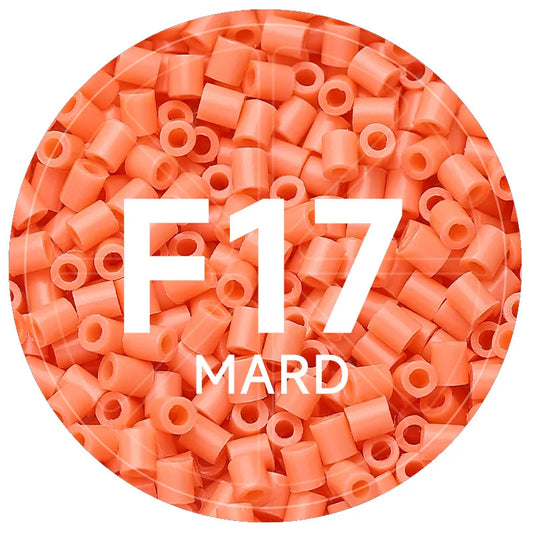 F17 Shell Pink 2.6mm Mini Fuse Beads Refill Pack, 1,000 Beads, 10g