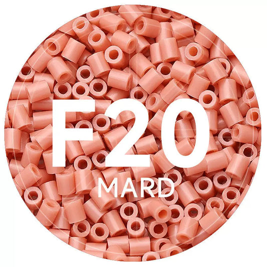 F20 Lotus Root Pink 2.6mm Mini Fuse Beads Refill Pack, 1,000 Beads, 10g