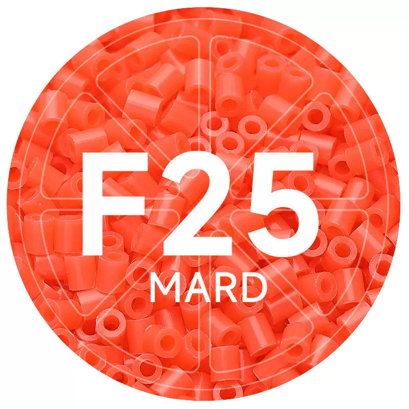 F25 Poppy Red 2.6mm Mini Fuse Beads Refill Pack, 1,000 Beads, 10g