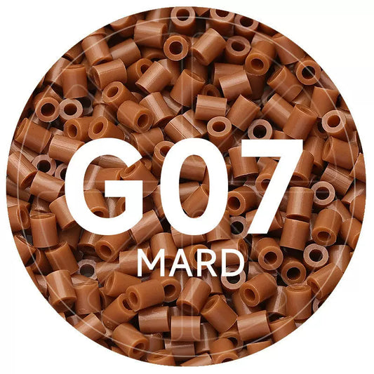 G7 Walnut 2.6mm Mini Fuse Beads Refill Pack, 1,000 Beads, 10g