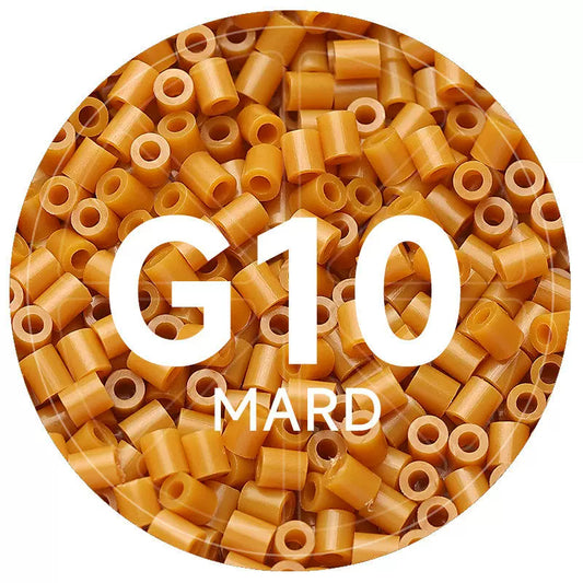 G10 Caramel 2.6mm Mini Fuse Beads Refill Pack, 1,000 Beads, 10g