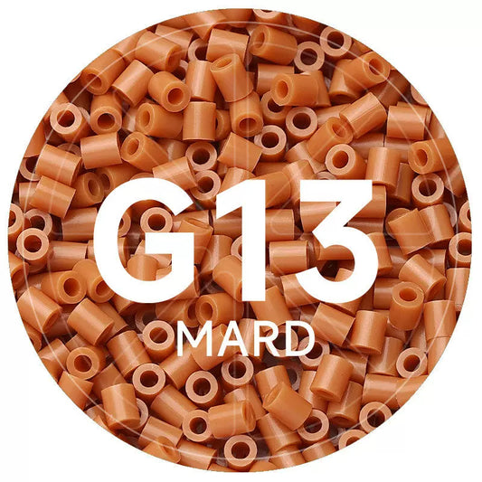 G13 Brown 2.6mm Mini Fuse Beads Refill Pack, 1,000 Beads, 10g