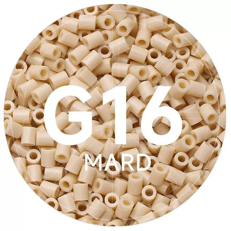 G Series 2.6mm Mini Fuse Beads Set, 21 Colors, 1,000 Beads per Color