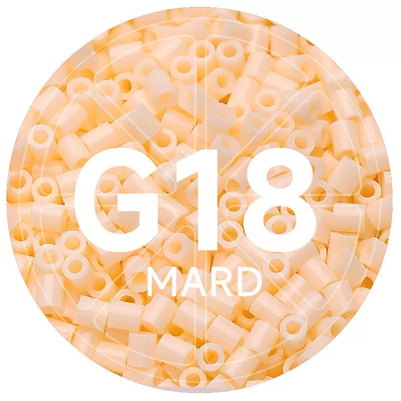 G Series 2.6mm Mini Fuse Beads Set, 21 Colors, 1,000 Beads per Color