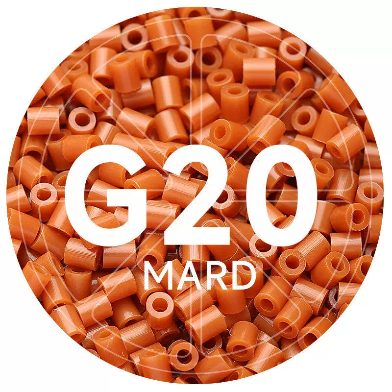 G20 Maple 2.6mm Mini Fuse Beads Refill Pack, 1,000 Beads, 10g