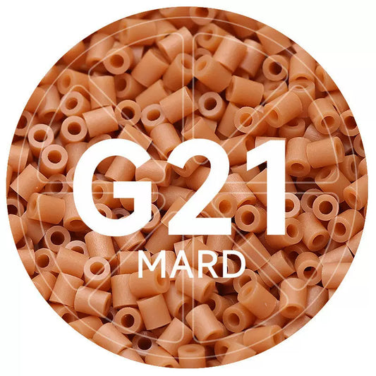 G21 Camel Hair 2.6mm Mini Fuse Beads Refill Pack, 1,000 Beads, 10g