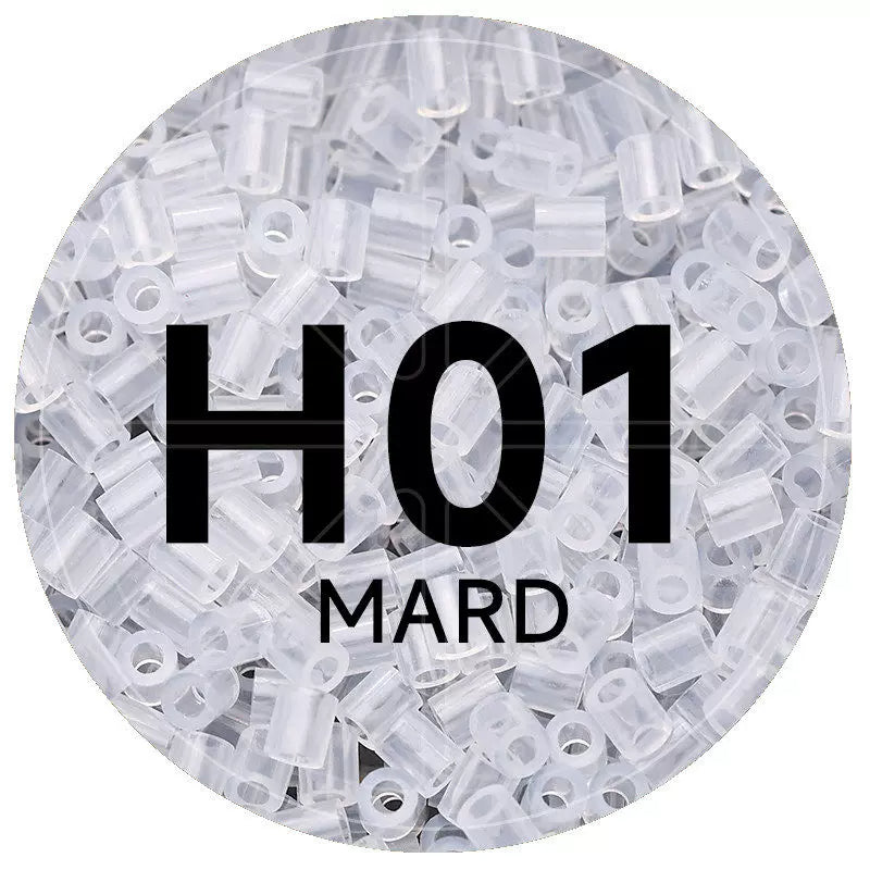 H1 Transparent Bright 2.6mm Mini Fuse Beads Refill Pack, 1,000 Beads, 10g