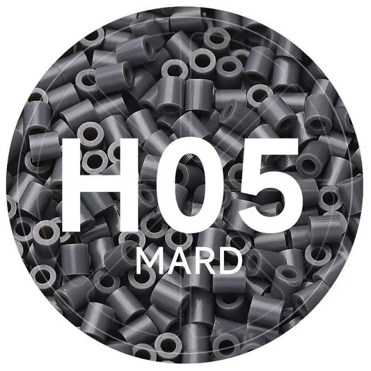 H5 50% Gray 2.6mm Mini Fuse Beads Refill Pack, 1,000 Beads, 10g