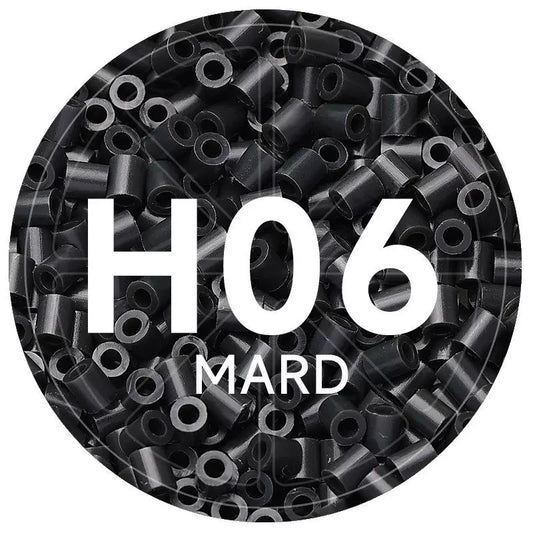 H6 Smokeless Charcoal 2.6mm Mini Fuse Beads Refill Pack, 1,000 Beads, 10g