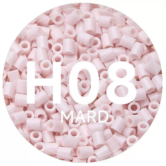 H8 Smoky Pink 2.6mm Mini Fuse Beads Refill Pack, 1,000 Beads, 10g