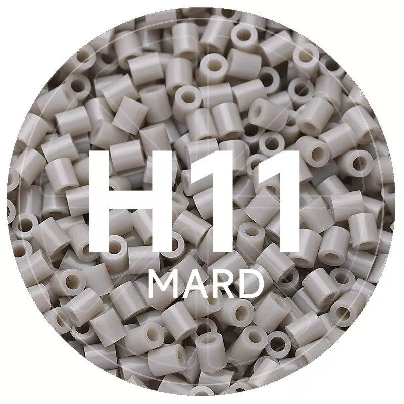 H Series 2.6mm Mini Fuse Beads Set, 23 Colors, 1,000 Beads per Color