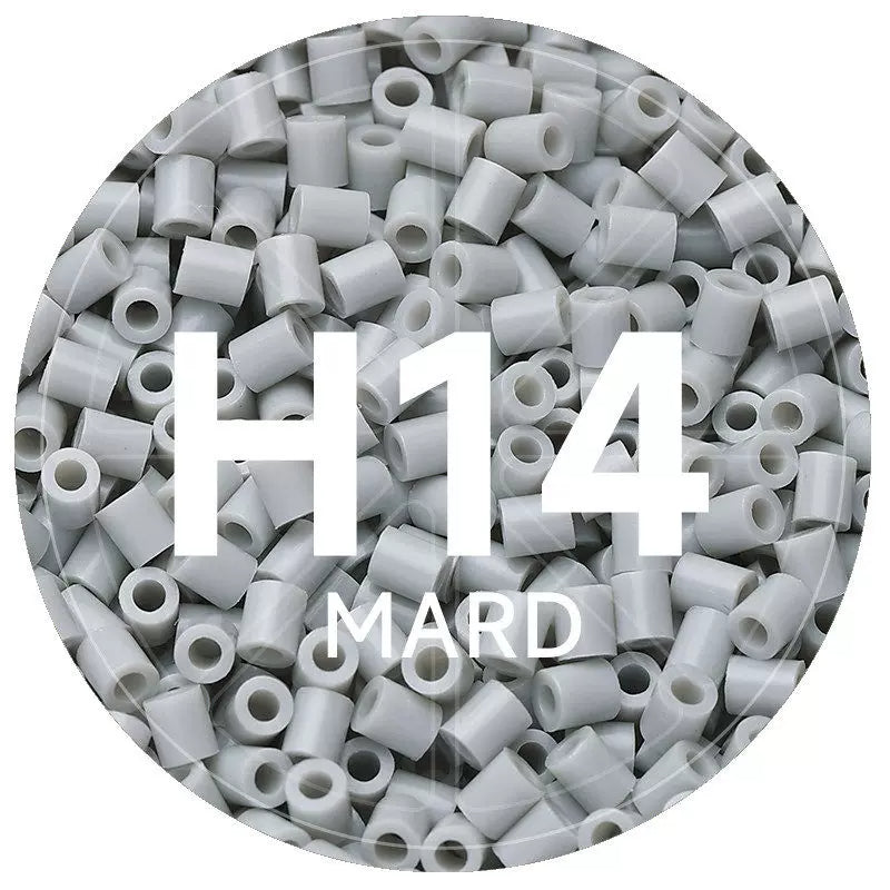 H Series 2.6mm Mini Fuse Beads Set, 23 Colors, 1,000 Beads per Color