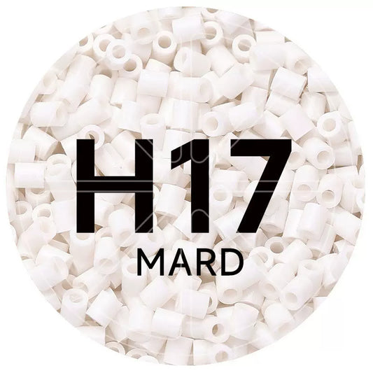 H17 Off White 2.6mm Mini Fuse Beads Refill Pack, 1,000 Beads, 10g