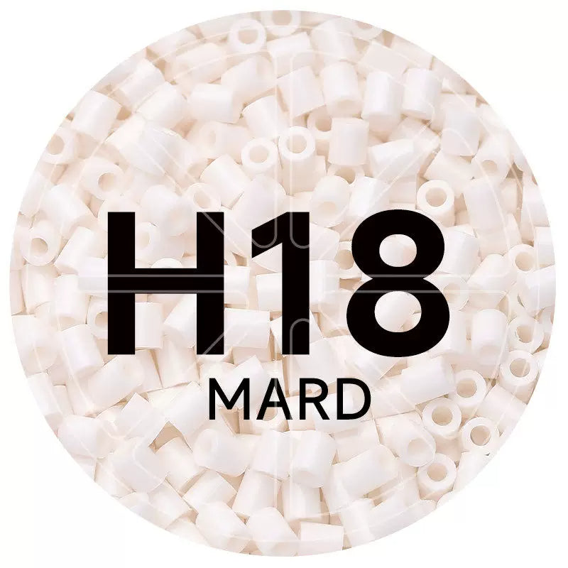 H Series 2.6mm Mini Fuse Beads Set, 23 Colors, 1,000 Beads per Color