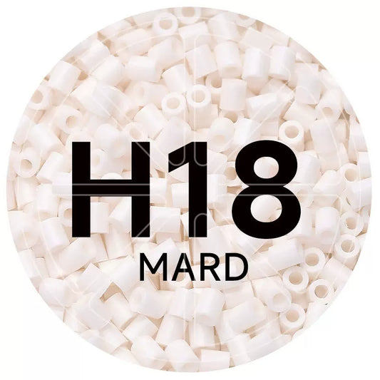H18 Milk White 2.6mm Mini Fuse Beads Refill Pack, 1,000 Beads, 10g